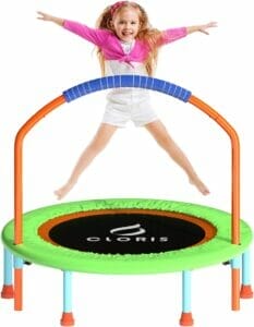 Cloris folding trampoline with safty padded cover