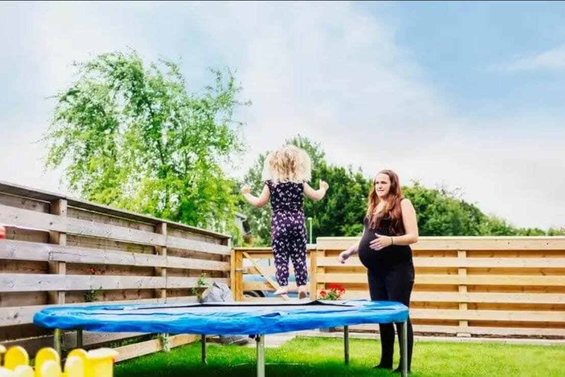 can you jump on a trampoline while pregnant