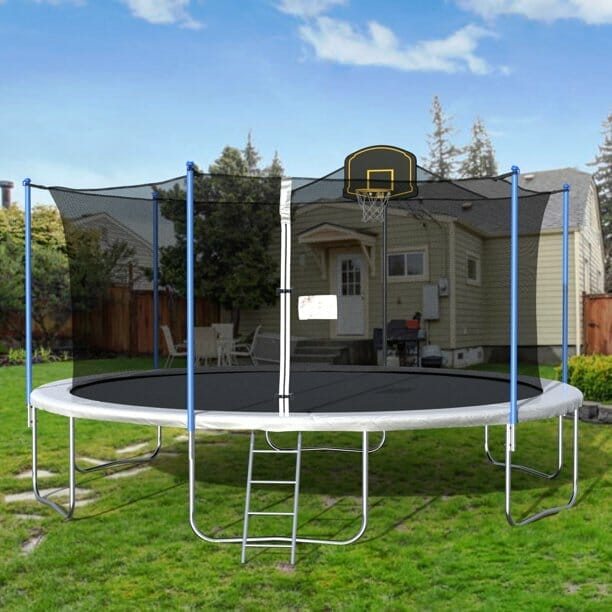 buying guide for best trampoline with basketball hoop
