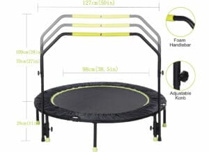 Gulujoy Foldable Mini trampoline
