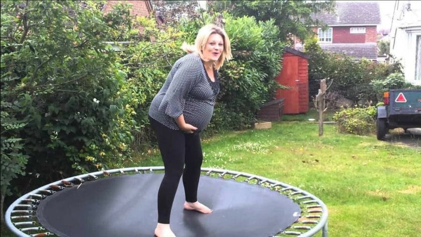 can you jump on a trampoline while pregnant